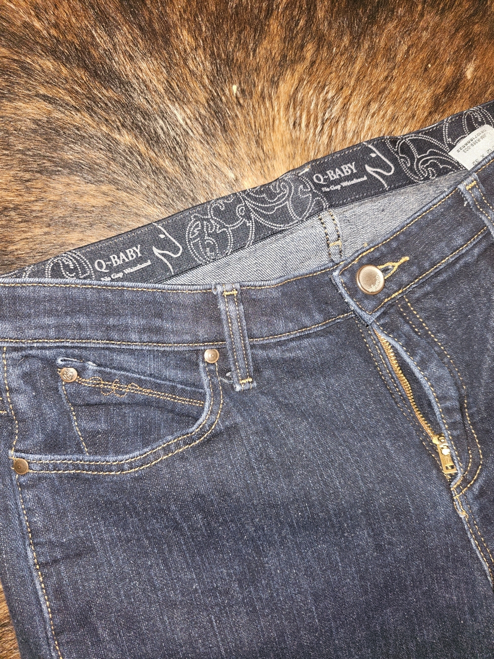 Wrangler Women’s Q Baby Dark Blue Boot Cut Jeans - Picture 2 of 5